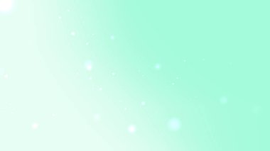Yumuşak Parıltı Parçacıkları ve Rüya Işığı Hareketiyle Yeşil Gradyan Arkaplanı