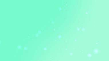 Yumuşak Nane Yeşil Işıltılı Arkaplan Yüzen Işık ve Yumuşak Gradyan