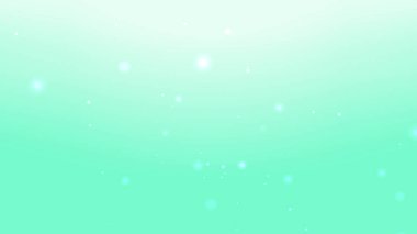 Nane Yeşili Soyut Işık Arkaplanı Yumuşak Parıltı ve Parıltı Parçacıkları