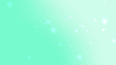 Yüzen Işık Parçacıkları ile Yumuşak Nane Yeşili Gradyan Arkaplanı