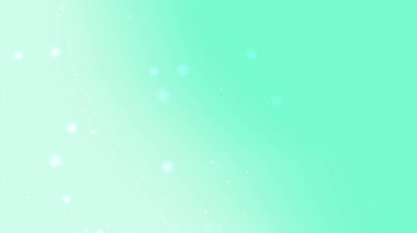 Yüzen Işık Parçacıkları ve Yumuşak Parıltılarıyla Yeşil Soyut Gradyan Arkaplanı