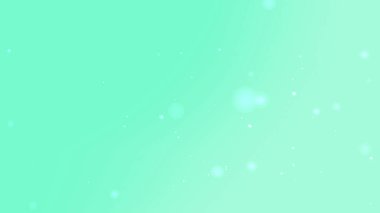 Parlak Yeşil Gradyan Arkaplanı Yumuşak Yüzen Parıltılar ve Soyut Işık Efektleri