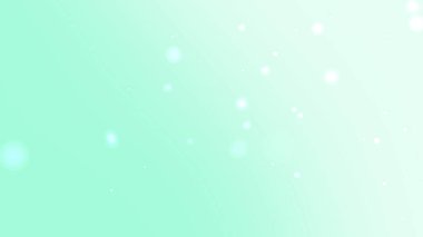 Yumuşak Nane Yeşili Soyut Işık Parçacıkları ile Parlak Arkaplan