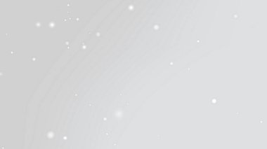Hafif Gri Soyut Parçacık Arkaplanı Yüzen Parıltı ve Asgari Işık Efekti