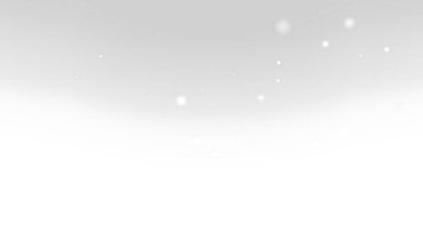 Yüzen Beyaz Parıldayan Parçacık Elementleriyle Hafif Gradyan Arkaplanı