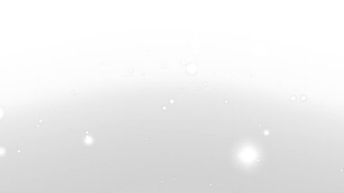 Süzülen Işık Parçacıkları ve Yumuşak Gradyan ile Soyut Beyaz Parlak Arkaplan