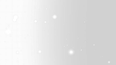 Yumuşak Işık ve Havalı Soyut Tarzı Olan Beyaz Parıltı Parçacık Arkaplanı