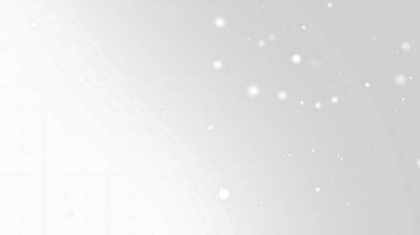Gri Beyaz Parçacık Yumuşak Yüzen Işık Küreleri ile Parlak Arkaplan