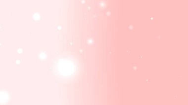 Yumuşak Pembe Gradyan Arkaplanı Yüzen Parıldayan Parçacıklar ve Hafif Işık Parıltısı
