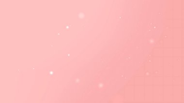 Yüzen Işık Parçacıkları ve Hafif Parıltı Hareketi ile Yumuşak Pembe Gradyan Arkaplanı