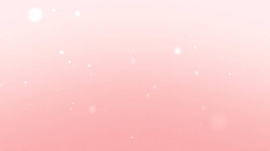 Hafif Parıltı Parçacıkları ve Yumuşak Parıltı Hareketiyle Açık Pembe Akış Arkaplanı