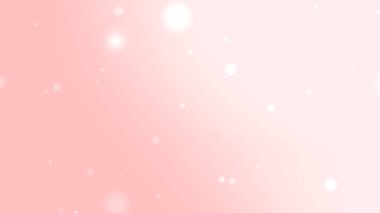 Soyut Pembe Pastel Arkaplanı Yumuşak Işıltılı ve Yüzen Işık Parçacıkları
