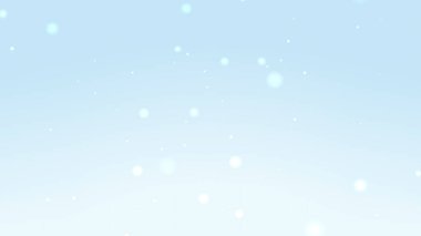 Soyut Mavi Parıldayan Parçacık Arkaplanı Yumuşak Işık Noktaları ve Yumuşak Gradyan