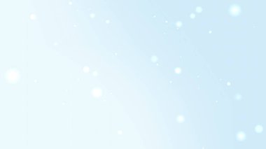 Açık Mavi Bokeh Hafif Parçacıklarla Parıldayan Arkaplan