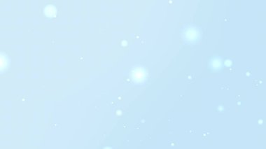 Hafif Mavi Parıltı Parçacık Arkaplanı Yumuşak Bokeh Işıklı ve Havalı