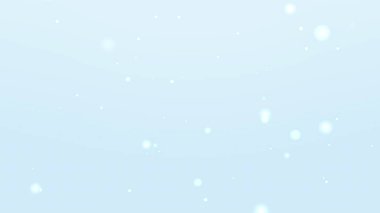 Hafif Mavi Parıltı Parçacık Arkaplanı Süzülen Işık Noktaları ve Hafif Parıltı Efekti