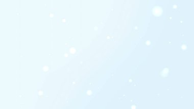 Yumuşak Pastel Mavi Parıldayan Parçacık Arkaplanı Hayalci Yüzen Işık Noktalarıyla