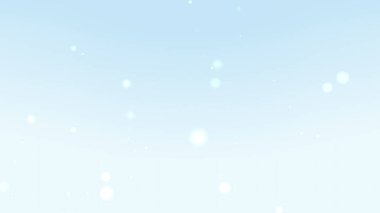 Yüzen Işık Bokeh Temiz Tasarım İçin Yumuşak Mavi Parıltı Parçacık Arkaplanı