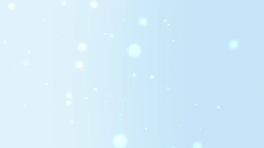 Açık Mavi Soyut Parıltı Arkaplanı Yumuşak Yüzen Parçacıklar Efekti