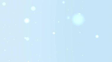 Açık mavi rüya Bokeh Parlayan Parçacıklar ve Yumuşak Parıltı ArkaplanıName