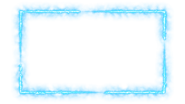 Web kamerası döngüsü için mavi ışık enerjisiyle parlayan neon kaplama çerçevesi