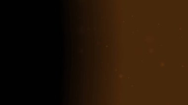 Soyut Koyu Kahverengi Gradyan Arkaplanı Yumuşak Parıltı Parçacıkları ve Zarif Parıltısı