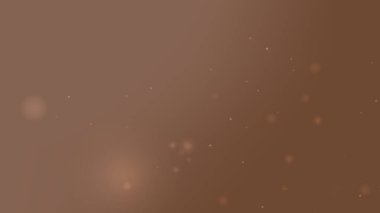 Yumuşak Kahverengi Gradyan Işık Parçacıkları ve Yumuşak Hareketi ile Parlak Arkaplan