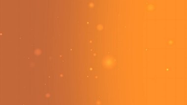 Festivalsel Görsel Tasarım İçin Ilık Turuncu Gradyan Parıltı Parçacık Arkaplan Canlandırması