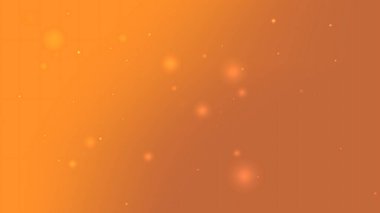 Pürüzsüz Gradyan Tonlu Altın Portakal Hafif Parçacık Arkaplan Canlandırması