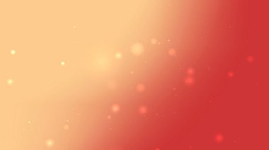 Yumuşak Krem Kırmızı Gradyan Arkaplanı Süzülen Işıltı ve Bokeh Efekti
