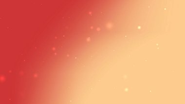 Ilık Kırmızı Turuncu Gradyan Arkaplanı Yumuşak Parça Parçacıkları ve Yumuşak Işık Akışı