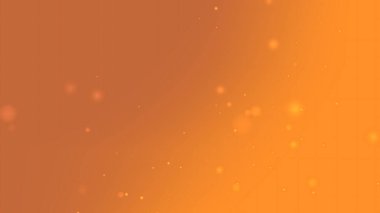 Işıldayan Işık Parçacık Hareketiyle Altın Portakal Soyut Gradyan Arkaplanı