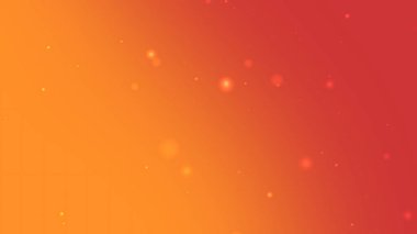 Parlayan Parçacık Parıltısı Efektiyle Turuncu Kırmızı Gradyan Arkaplanı