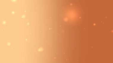 Yumuşak Şeftali Portakal Gradyan Arkaplanı Hafif Işıltı ve Yüzen Parıltılar