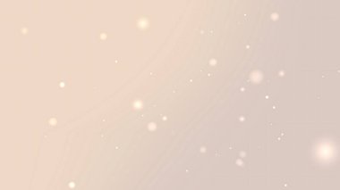 Pastel Bej Arkaplan Hafif Parıltı Parçacıkları ve Yumuşak Işıklı