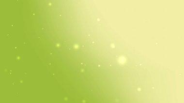 Green Gradient Background With Floating Light Particles And Soft Sparkle