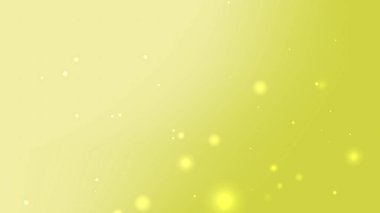 Yüzen Parıldayan Parçacıkları Canlandıran Yumuşak Sarı Renk Arkaplanı
