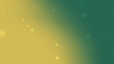 Green and Gold Smooth Gradient Sparkle Background Animation for Festive Motion Design