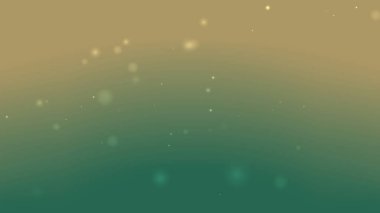 Yumuşak Altın ve Yeşil Gradyan Arkaplan Rüya Işığı Efekti