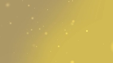 Yumuşak altın dereceli arka plan Yumuşak köpüklü toz ve süzülen ışık efektiyle