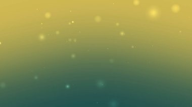 Soyut Altın ve Teal Gradyan Arkaplanı Yumuşak Parıldayan Işık Parçacıkları