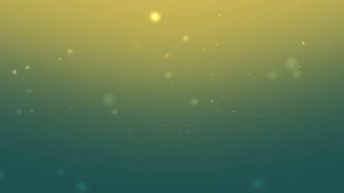 Yüzen Parlayan Parçacıklar ve Yumuşak Işıklı Soyut Gradyan Arkaplanı