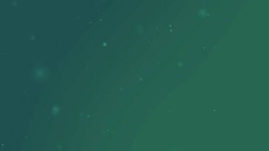 Dark Teal Gradient Background With Floating Glow Particles And Soft Light Depth