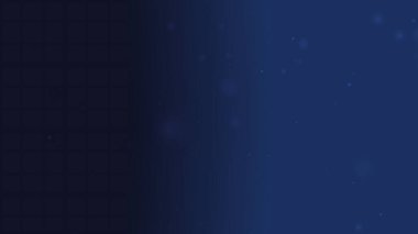 Abstract Dark Blue Gradient Background With Floating Soft Light Particles