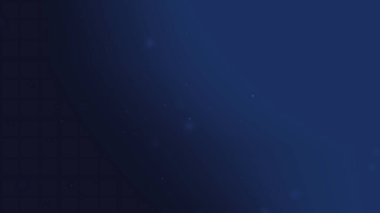 Dark Blue Abstract Gradient Background With Subtle Floating Light Effects
