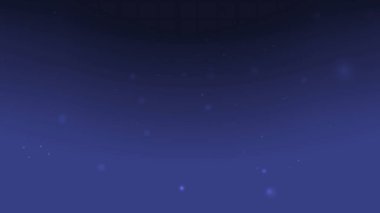 Yumuşak Yüzen Parçacıklar ve Yumuşak Işık Derinliği ile Soyut Mavi Gradyan Arkaplanı