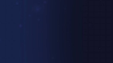 Dark Blue Gradient Background With Floating Particles And Light Glow