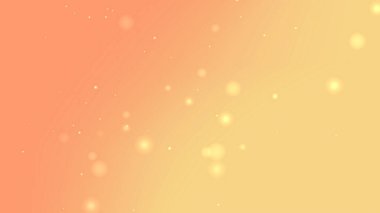 Çapraz Şeftali ve Altın Gradyan Arkaplanı Hafif Parıltı Parçacıkları