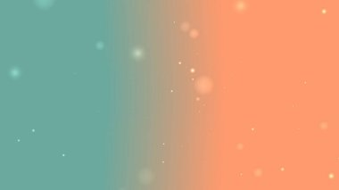 Dikey Teal ve Şeftali Gradyan Arkaplanı Yumuşak Yüzen Parıltı Hareketi