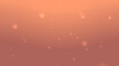 Şeftali Gradyan Arkaplanı İnce Yüzen Işık Parçacıkları
